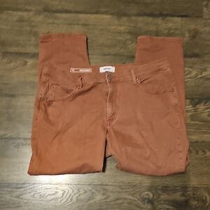 Sonoma Light Terracotta Girlfriend Jeans Women Size 14 Stretch Bohemian